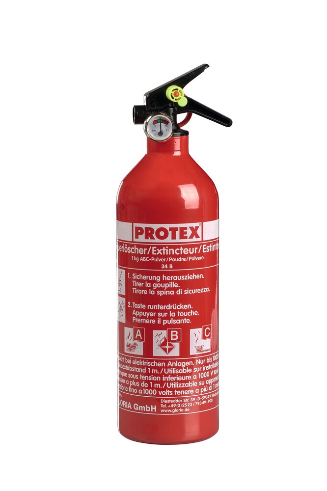 PROTEX Autopulverfeuerlöscher PS1-X PROTEX 1kg