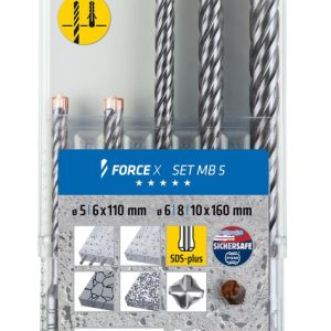 ALPEN Satz SDS+ FORCE X MB 5 (805+815) ALPEN Satz SDS+ FORCE X MB 5 (805+815)