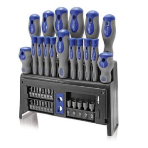 ERBA Schraubendrehersatz CV 39tlg. mit Standfunktion ERBA Schraubendrehersatz CV 39tlg. mit Standfunktion