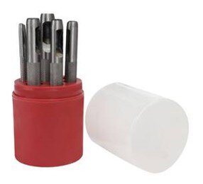 KRAFTBOX PROFESSIONAL Locheisensatz 9 tlg., 2,5 – 10 mm