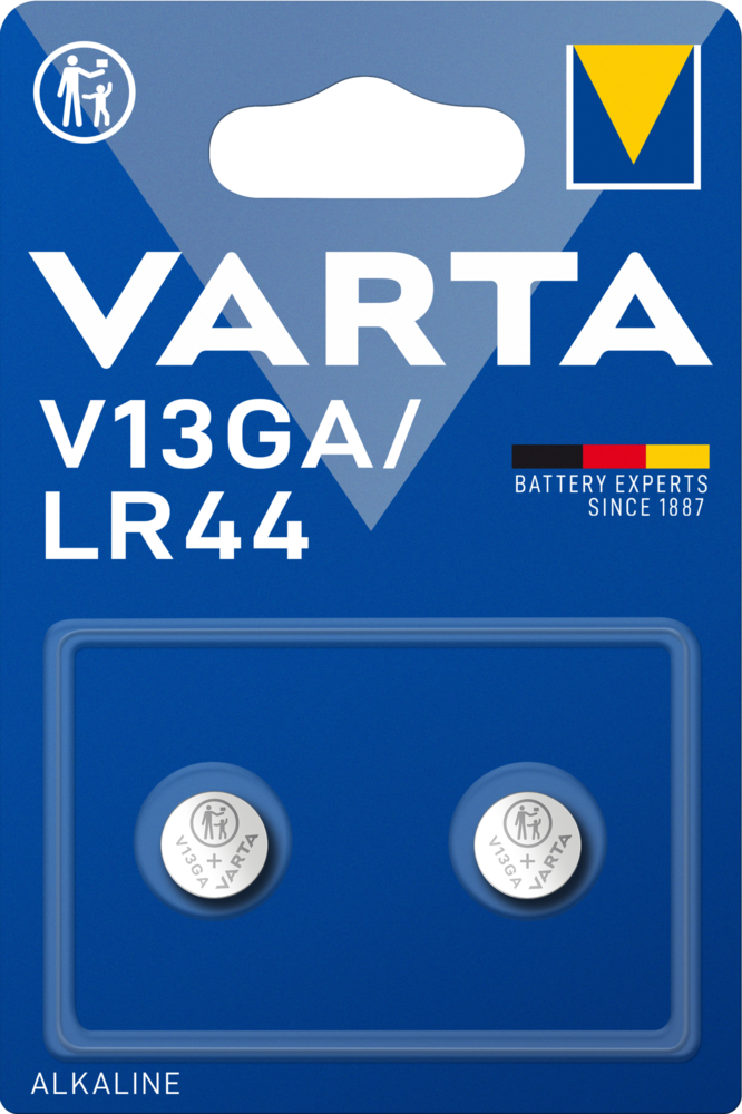 VARTA 2 Knopfzellen V13GA/LR44