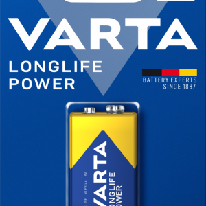 VARTA 9 V-Block-Batterie Longlife Power 6LR61 VARTA 9 V-Block-Batterie Longlife Power 6LR61