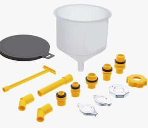 KRAFTBOX PROFESSIONAL Kühlflüssigkeit-Einfülltrichter-Satz 12 tlg. KRAFTBOX PROFESSIONAL Kühlflüssigkeit-Einfülltrichter-Satz 12 tlg.