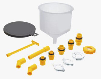 KRAFTBOX PROFESSIONAL Kühlflüssigkeit-Einfülltrichter-Satz 12 tlg.