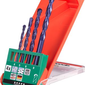 KWB Feinsteinzeug-Bohrersatz 4-tlg. KWB Feinsteinzeug-Bohrersatz 4-tlg.