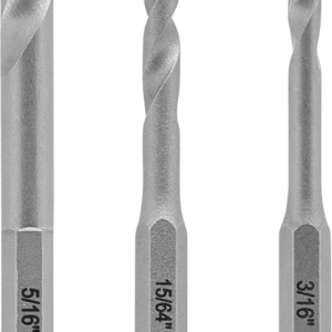 KWB Feinsteinzeugbohrer Set mit 1/4" E 6.3 Schaft, Ø 5 / 6 / 8 mm KWB Feinsteinzeugbohrer Set mit 1/4" E 6.3 Schaft, Ø 5 / 6 / 8 mm