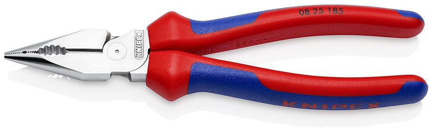KNIPEX Spitz-Kombizange verchromt 185 mm