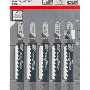 BOSCH 5 Stichsägeblätter T 144 D BOSCH 5 Stichsägeblätter T 144 D