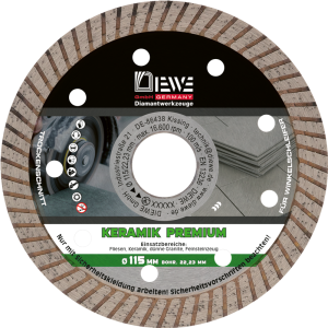 DIEWE extra-dünne Diamant-Trennscheibe Slim Fast 115 mm Ø