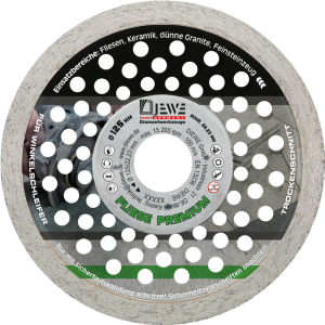DIEWE Diamant-Trennscheibe Selection Fliese 125 mm Ø DIEWE Diamant-Trennscheibe Selection Fliese 125 mm Ø