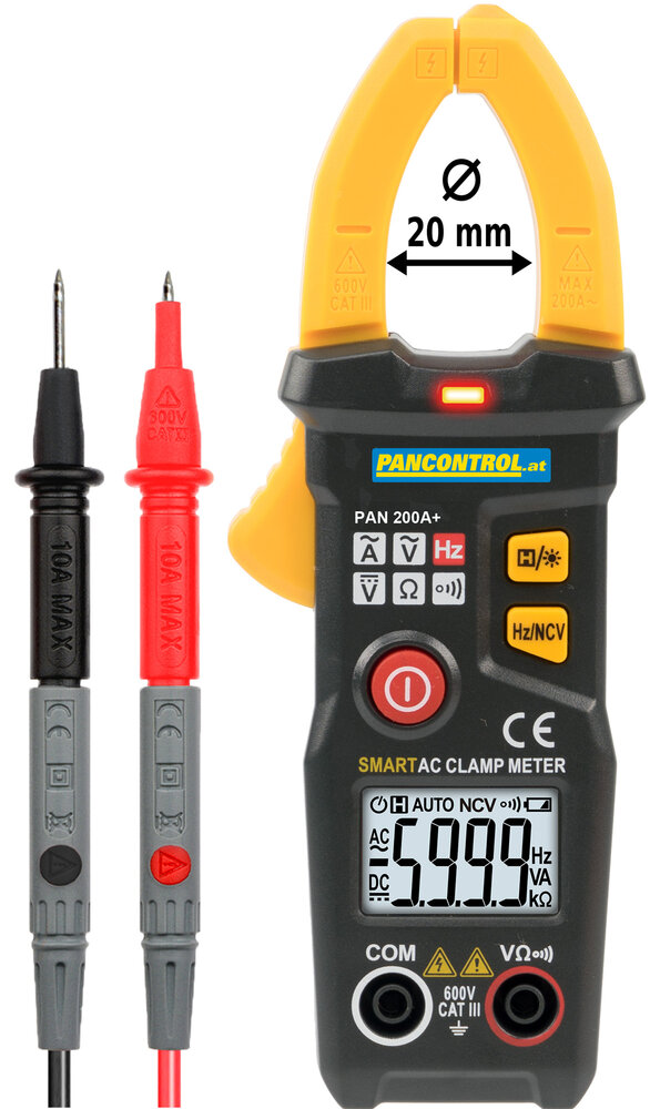 PANCONTROL Digital-Stromzange 200A AC