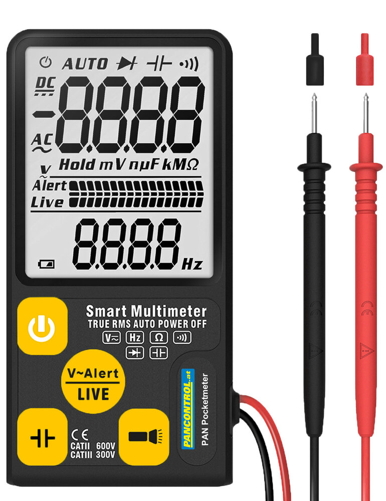 PANCONTROL Taschen-Multimeter True RMS 300V CAT III