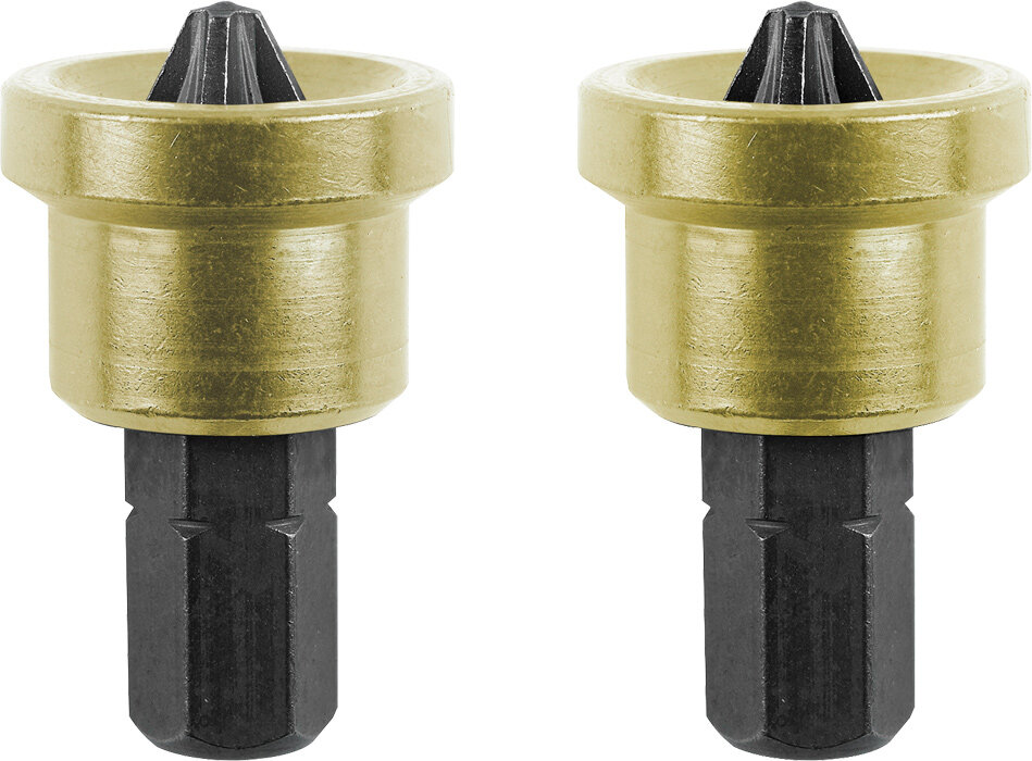 KWB Trockenbau Bits mit Tiefenstopp, 2 x PZ 2