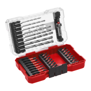EINHELL M-CASE Impact-Bit-Set mit Steinbohrern, 33-tlg. EINHELL M-CASE Impact-Bit-Set mit Steinbohrern, 33-tlg.