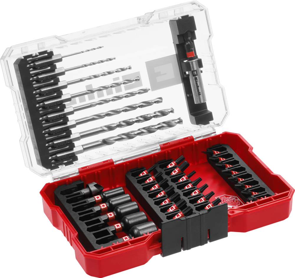 EINHELL M-CASE 39-tlg. schlagfestes Metall-Set