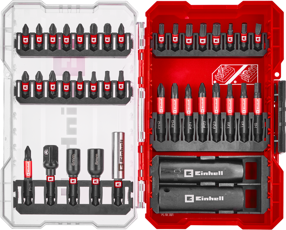 EINHELL M-CASE 39-tlg. Impact-Bit- und Stecknuss-Set