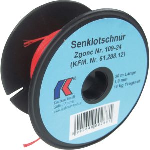 KAUFMANN Perlon-Senklotschnur 50 m 1 mm Ø KAUFMANN Perlon-Senklotschnur 50 m 1 mm Ø