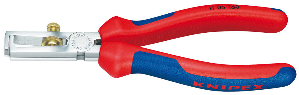 KNIPEX Abisolierzange 160 mm, verchromt