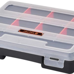 TACTIX Sortimentskoffer 10 Fächer