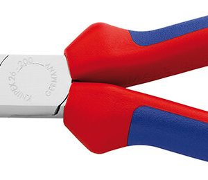 KNIPEX Flachrundzange mit Schneide 200 mm, 40° abgewinkelt KNIPEX Flachrundzange mit Schneide 200 mm, 40° abgewinkelt