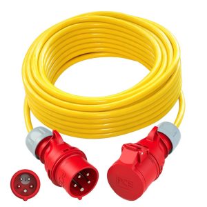 PC ELECTRIC Kraftstrom-Sicherheits-Baustellen- Verlängerungskabel 20 m PC ELECTRIC Kraftstrom-Sicherheits-Baustellen- Verlängerungskabel 20 m
