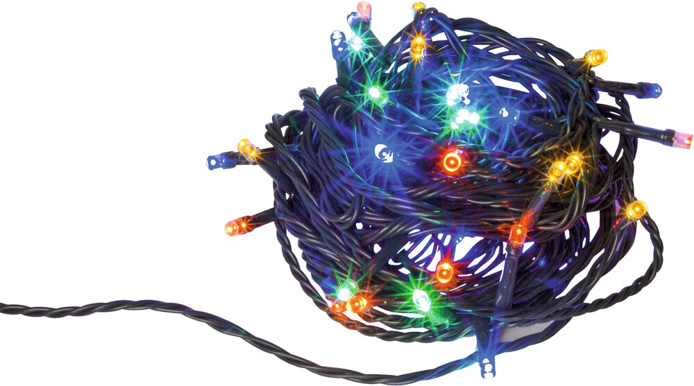 LIGHT CREATIONS Lichterkette 120 LED farbig 8 m