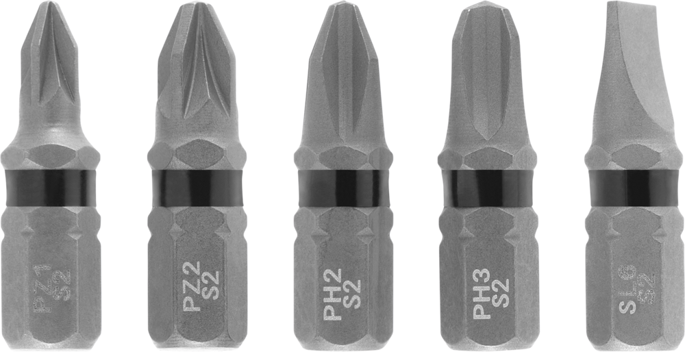 EINHELL Impact-Bit-Set, 5-tlg., 25 mm, PH / PZ / SL