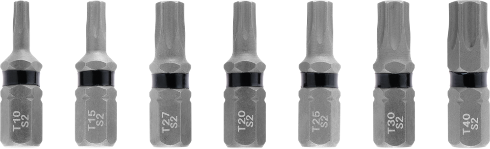 EINHELL Bit-Set, 7-tlg., 25 mm, T10 - T40