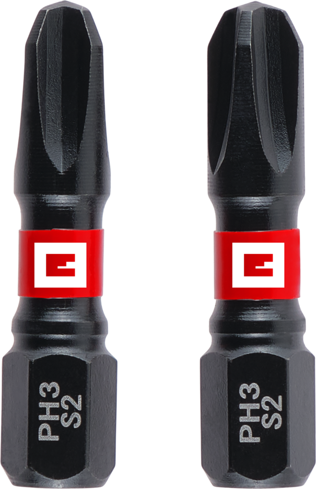 EINHELL Impact-Bits mit Doppel-Torsion, 2-tlg., 30 mm, PH3