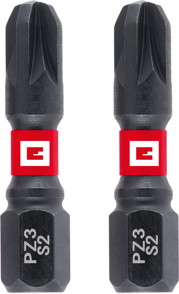 EINHELL Impact-Bits mit Doppel-Torsion, 2-tlg., 30 mm, PZ3