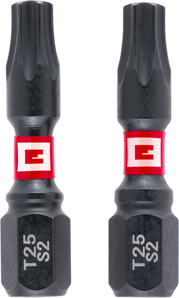 EINHELL Impact-Bits mit Doppel-Torsion, 2-tlg., 30 mm, T25