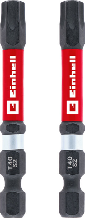 EINHELL Impact-Bits mit Doppel-Torsion, 2-tlg., 60 mm, T40