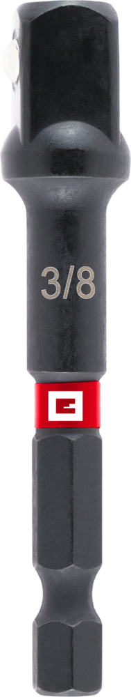 EINHELL Impact-Steckschlüssel-Adapter mit 1/4" E 6.3 Schaft, 65 mm, 3/8“