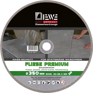 DIEWE Diamant-Trennscheibe Selection Fliese 350 mm Ø