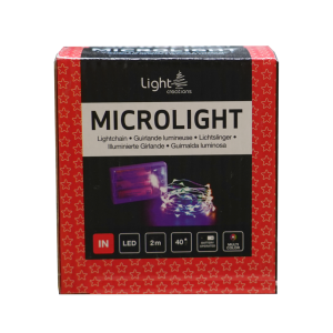 LIGHT CREATIONS Lichterkette 40 LED farbig 2 m LIGHT CREATIONS Lichterkette 40 LED farbig 2 m