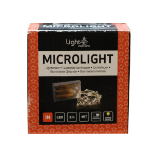 LIGHT CREATIONS Lichterkette 40 LED warmweiß 2 m LIGHT CREATIONS Lichterkette 40 LED warmweiß 2 m