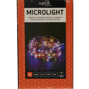 LIGHT CREATIONS Lichterkette 120 LED farbig 12 m