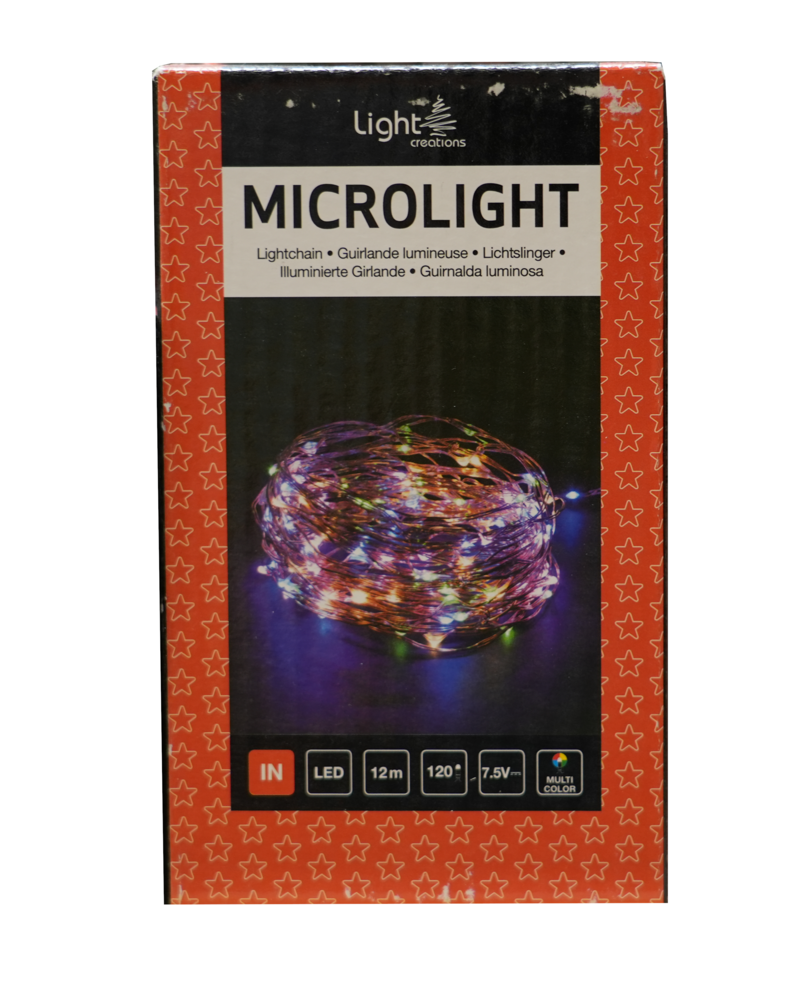 LIGHT CREATIONS Lichterkette 120 LED farbig 12 m