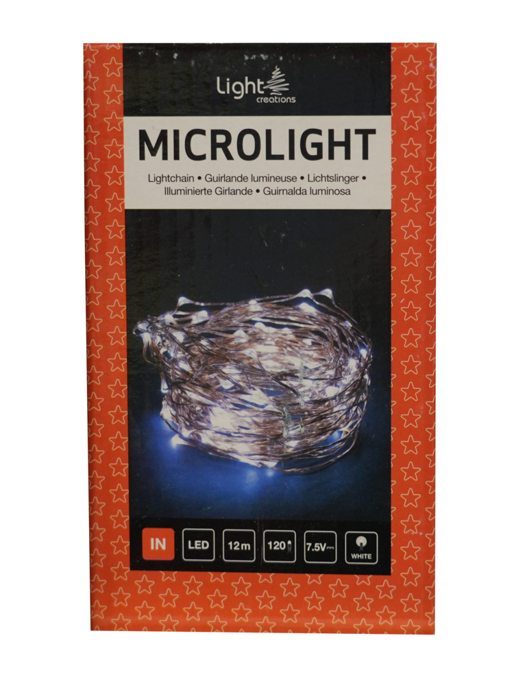 LIGHT CREATIONS Lichterkette 120 LED weiß 12 m