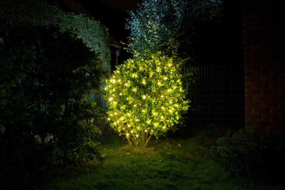 LIGHT CREATIONS Lichternetz 60 LED warmweiß 1,2 x 1,2 m