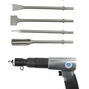 AGRE Druckluft-Meißelhammer-Set Airwork