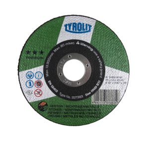 TYROLIT Gewebe-Stein-Trennscheibe 125 x 1 x 22,2 mm TYROLIT Gewebe-Stein-Trennscheibe 125 x 1 x 22,2 mm