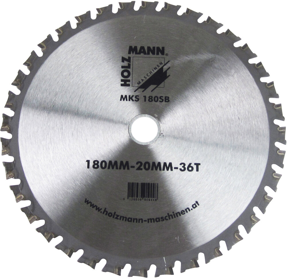 HOLZMANN HM-Sägeblatt MKS 180 x 20 mm, 36 Zähne