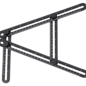 YPL Alu-Winkelschablone 30 x 18 cm YPL Alu-Winkelschablone 30 x 18 cm