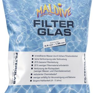 MALDIVE Glasfiltersand 0,5 – 1,25 mm 20 kg MALDIVE Glasfiltersand 0,5 – 1,25 mm 20 kg