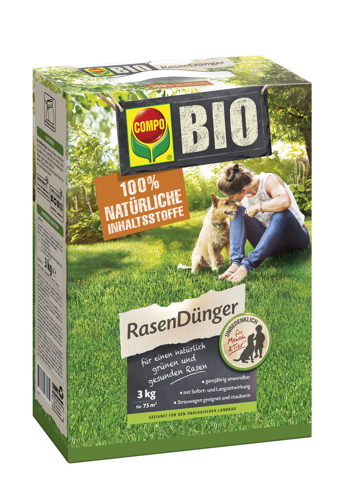 COMPO BIO Rasendünger 3kg