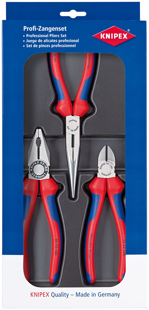 KNIPEX Montage-Zangen-Set 3-tlg. 160 - 200 mm