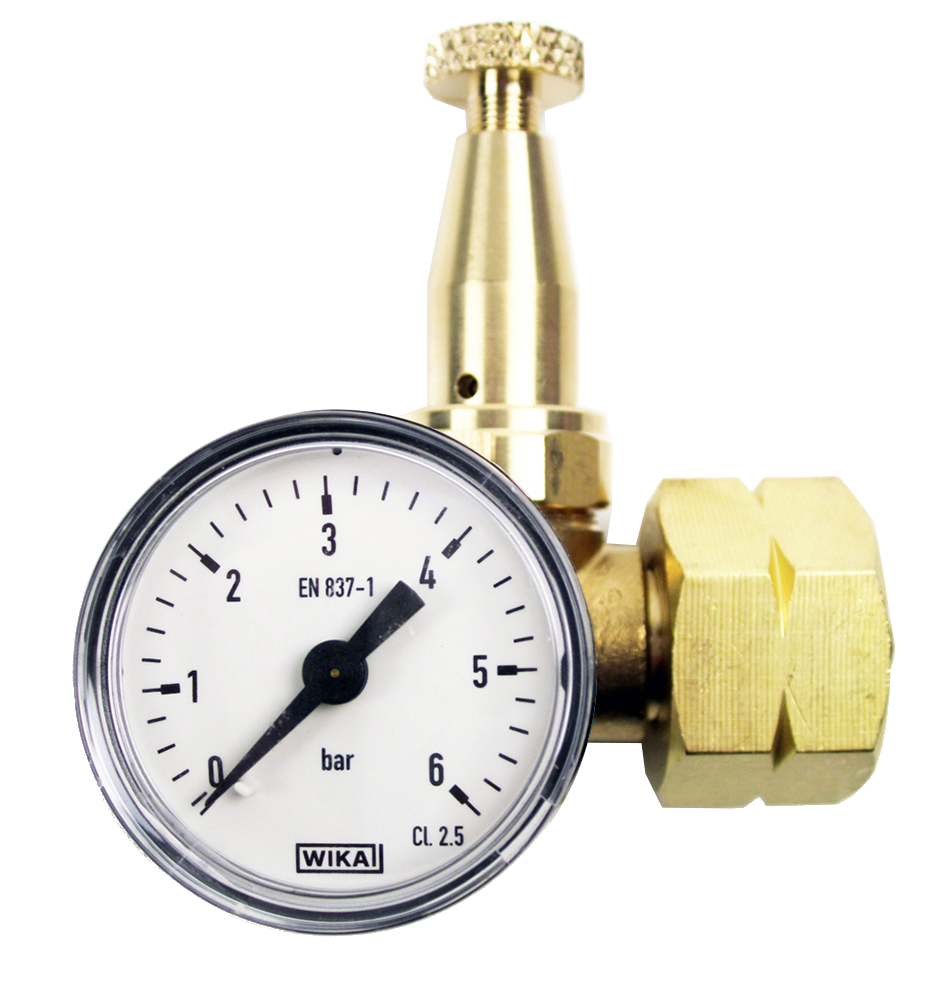 Zgonc Propan-Kleindruckregler mit Manometer