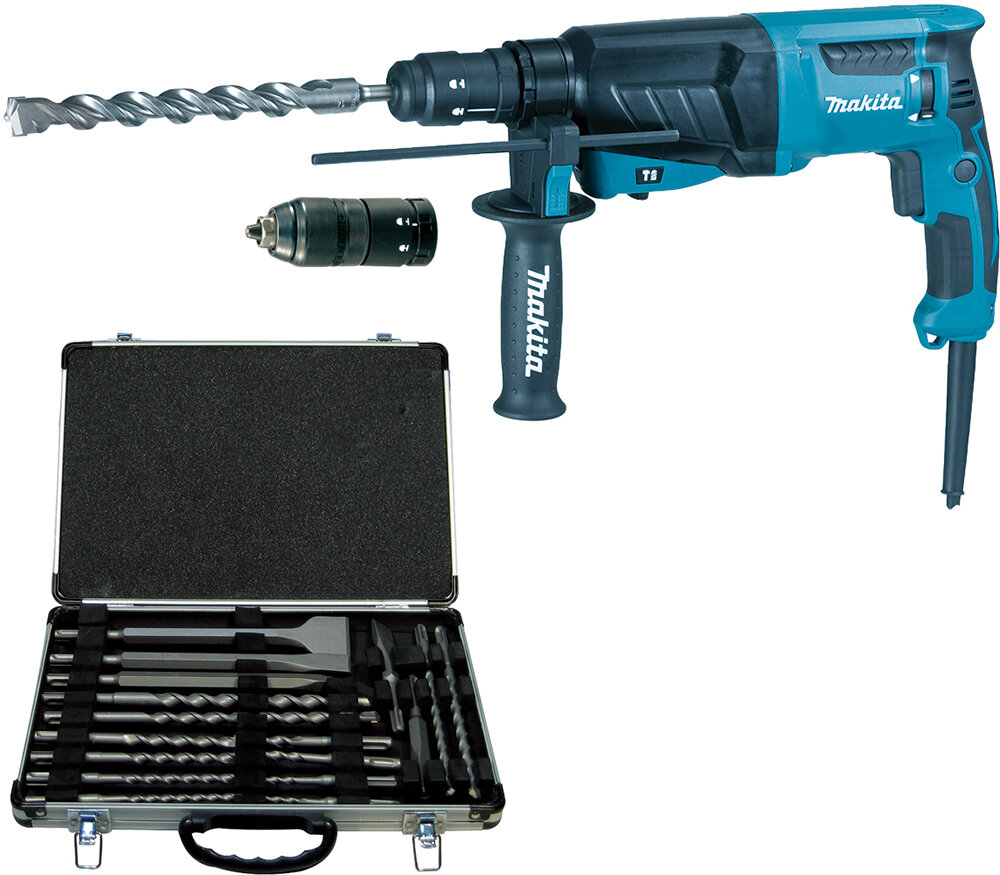 MAKITA Bohr- und Stemmhammer -Set HR2630TX