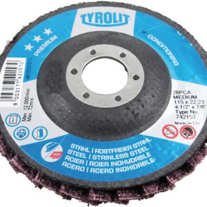 TYROLIT Premium-Fächerscheibe 115 x 22,2 mm Ø K 240 TYROLIT Premium-Fächerscheibe 115 x 22,2 mm Ø K 240